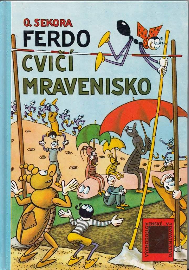 Kniha Ferdo cvičí mravenisko